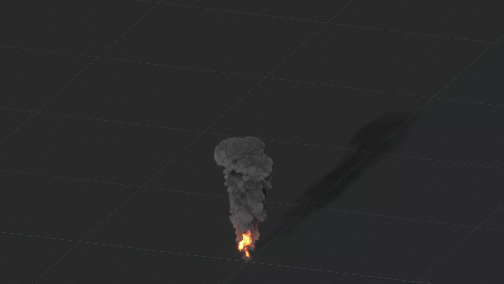 3D Fire and Smoke Animation 3D model_39