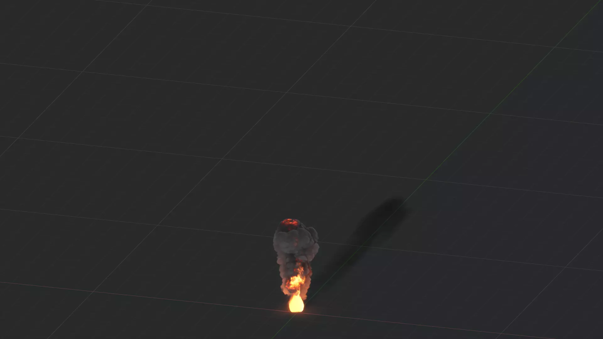3D Fire and Smoke Animation 3D model_3