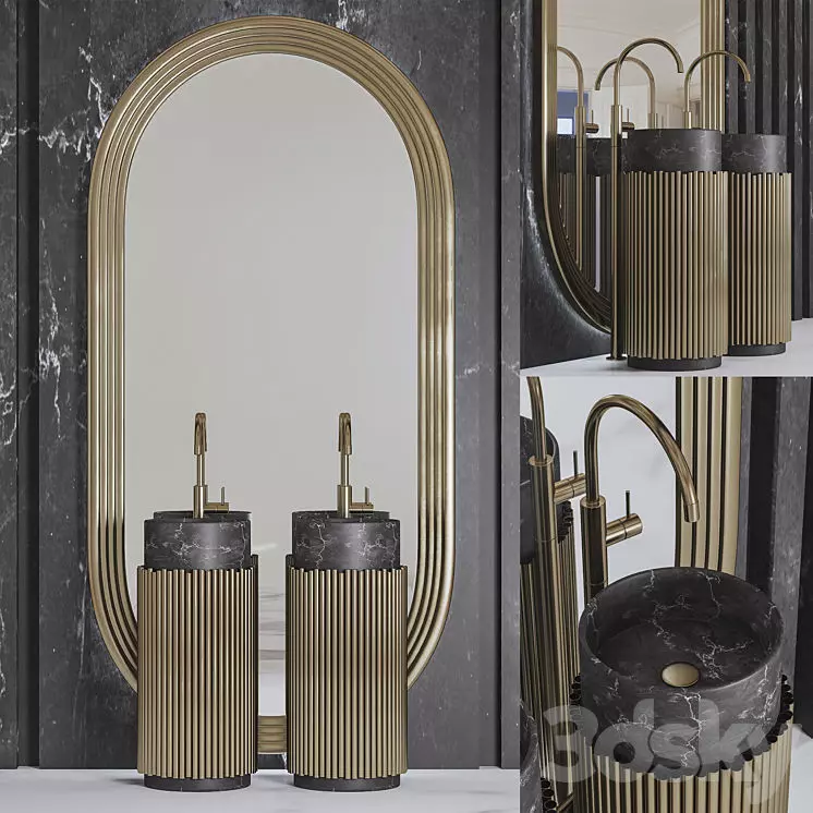 Bathroom Furniture 01 3D model