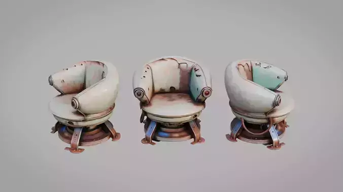 Sci Fi Abandoned Chair