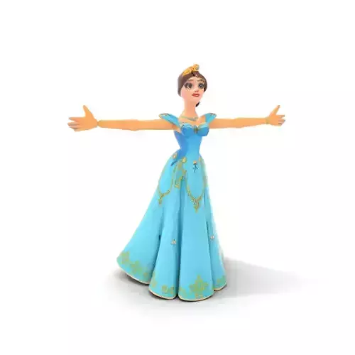 Elegant Princess Character model pack Low-poly 3D model