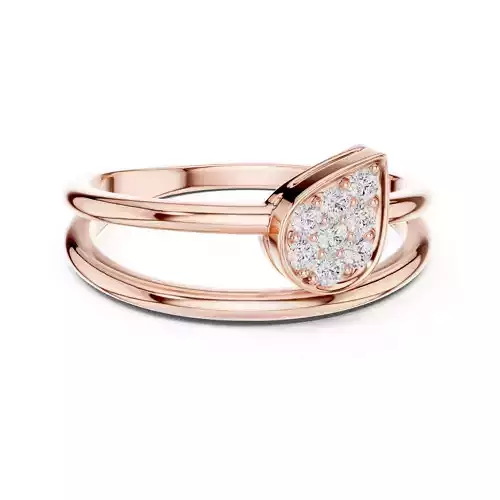 Split Shank Round Cut Engagement Wedding Ring 3DM STL Video