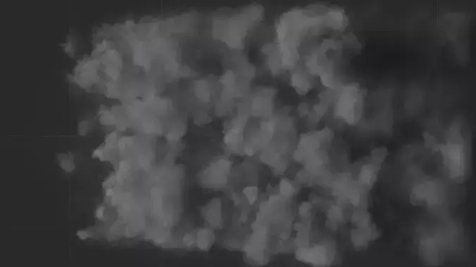 3D Ground Smoke Animation 3D model