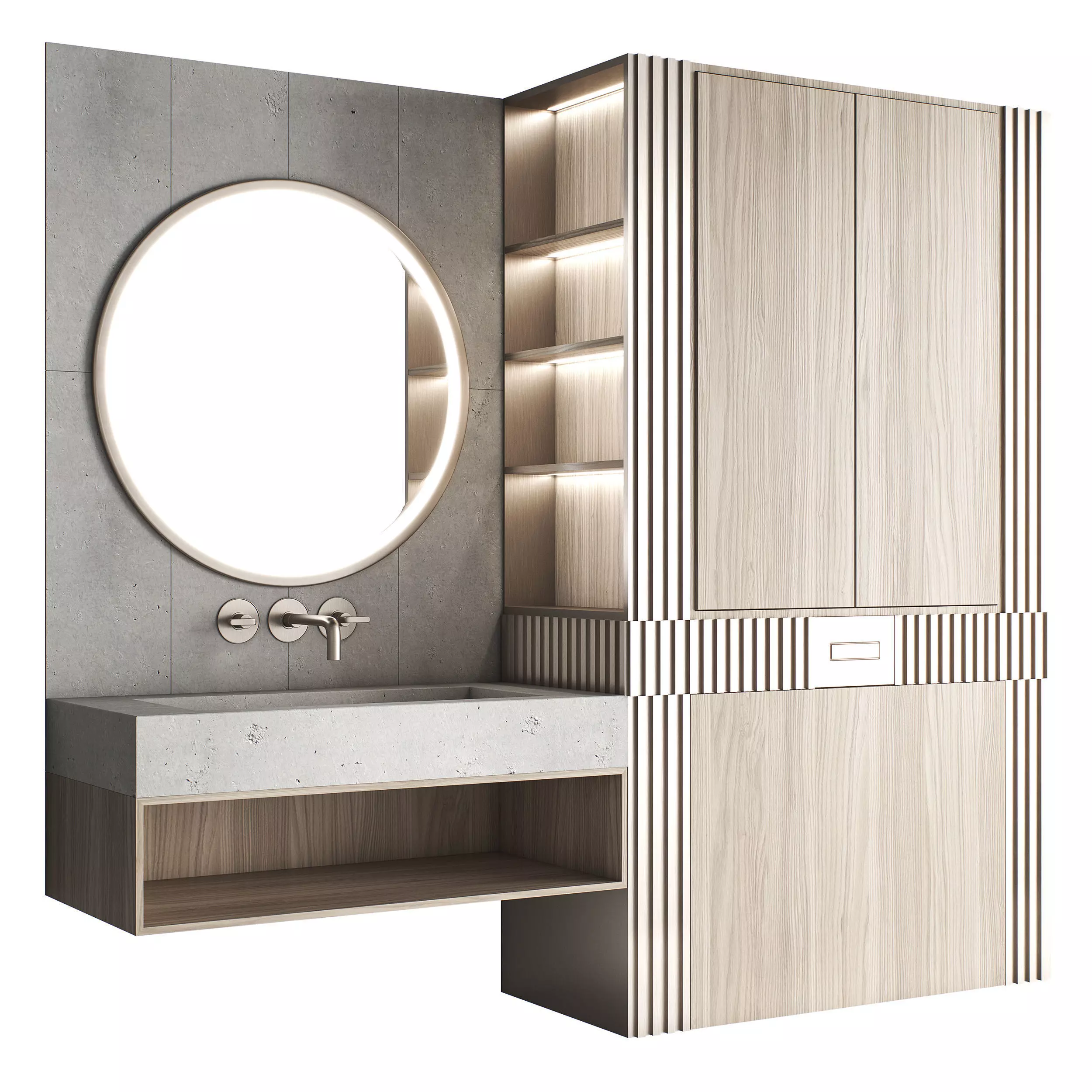 Bathroom Furniture 02 3D model
