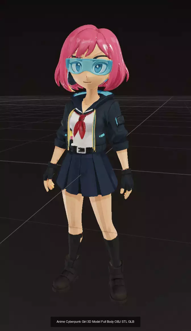 Anime 3d Models Bundle 3D Model Collection_6