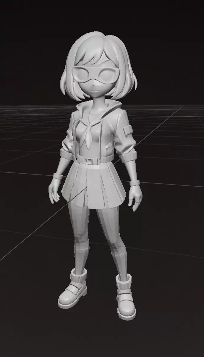 Anime 3d Models Bundle 3D Model Collection_12