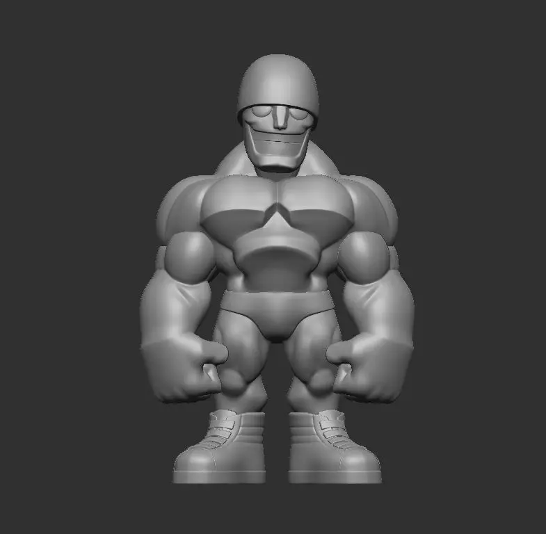Strong Smily Boy 3D print model_0