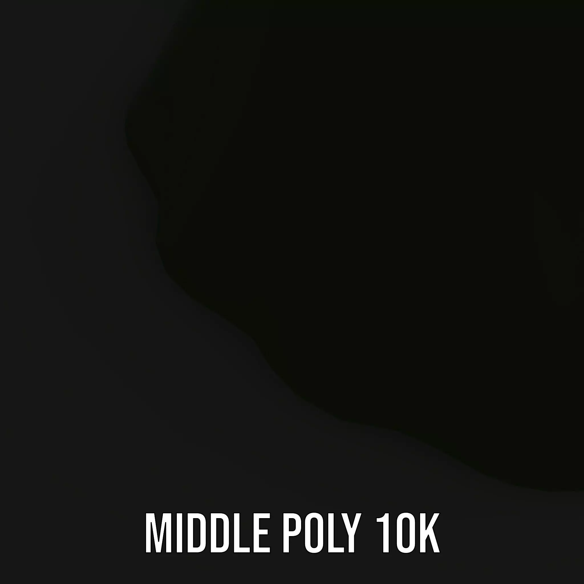 Elegant Green Princess model pack Low-poly 3D model_6