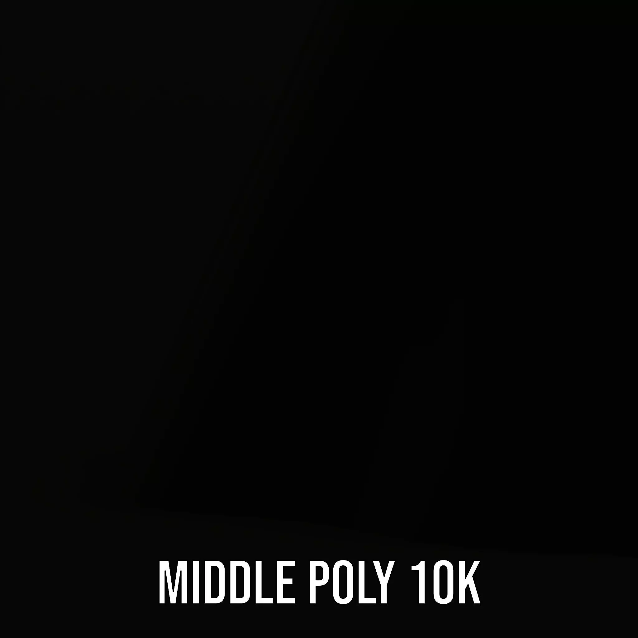 Elegant Green Princess model pack Low-poly 3D model_13