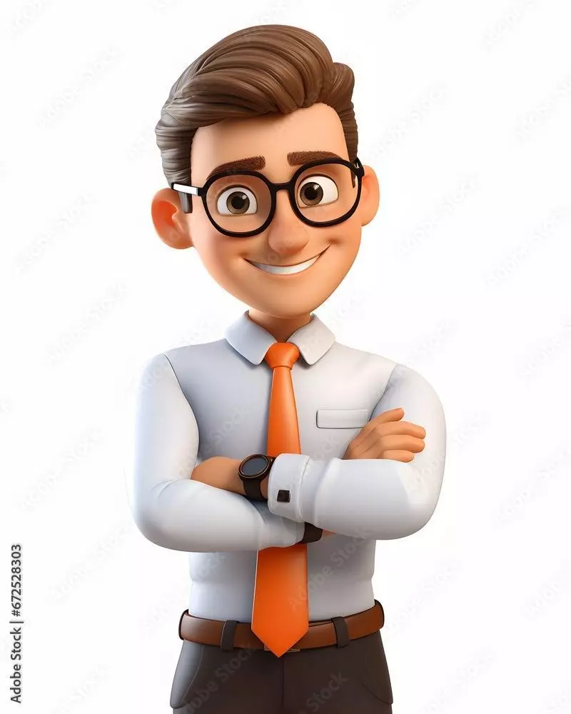 man cartoon Free 3D print model