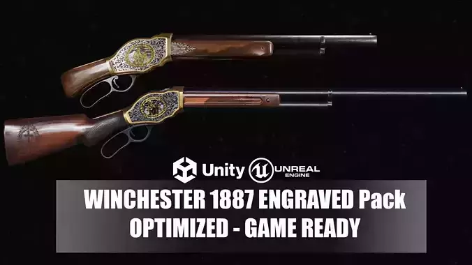 Wild West Gun Winchester 1887 - Pack - Engraved