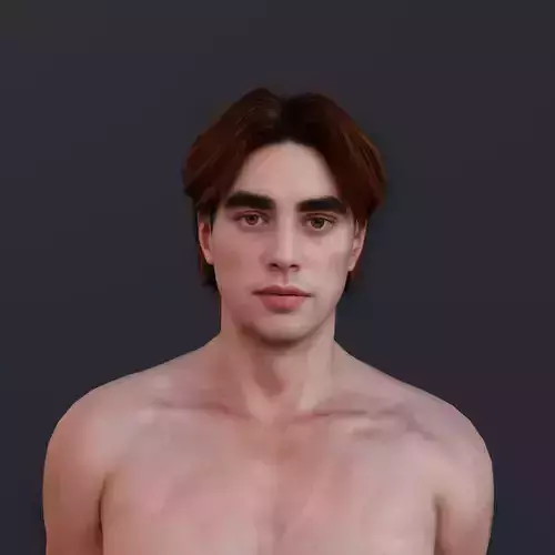 Piter - Male 3D Character Model Low-poly 3D model