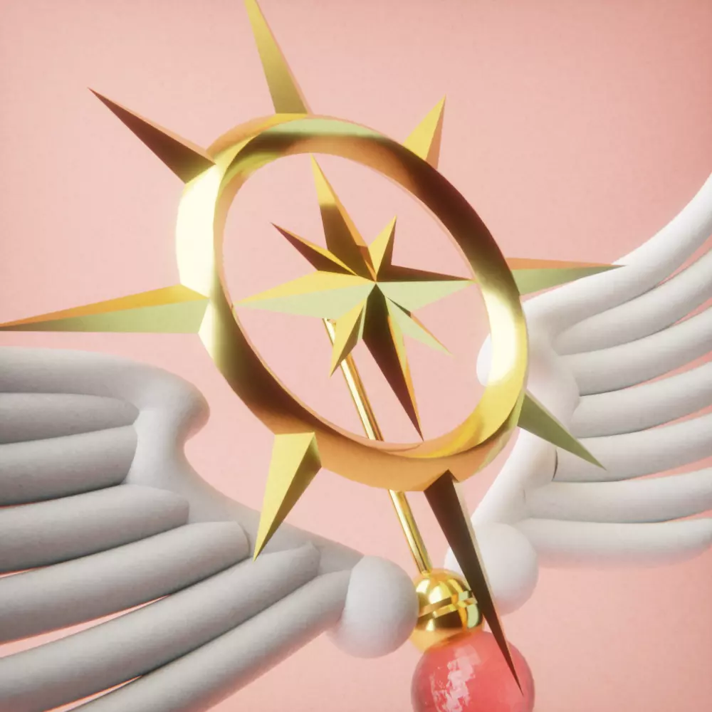 cardcaptor sakura cosplay sealing wand  3D print model_1