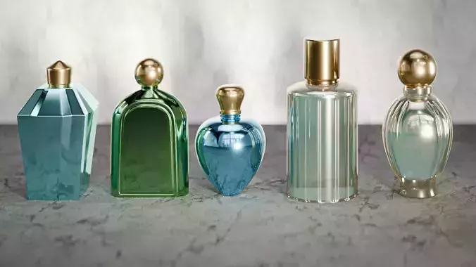 Modern Perfume Bottles for Branding Projects