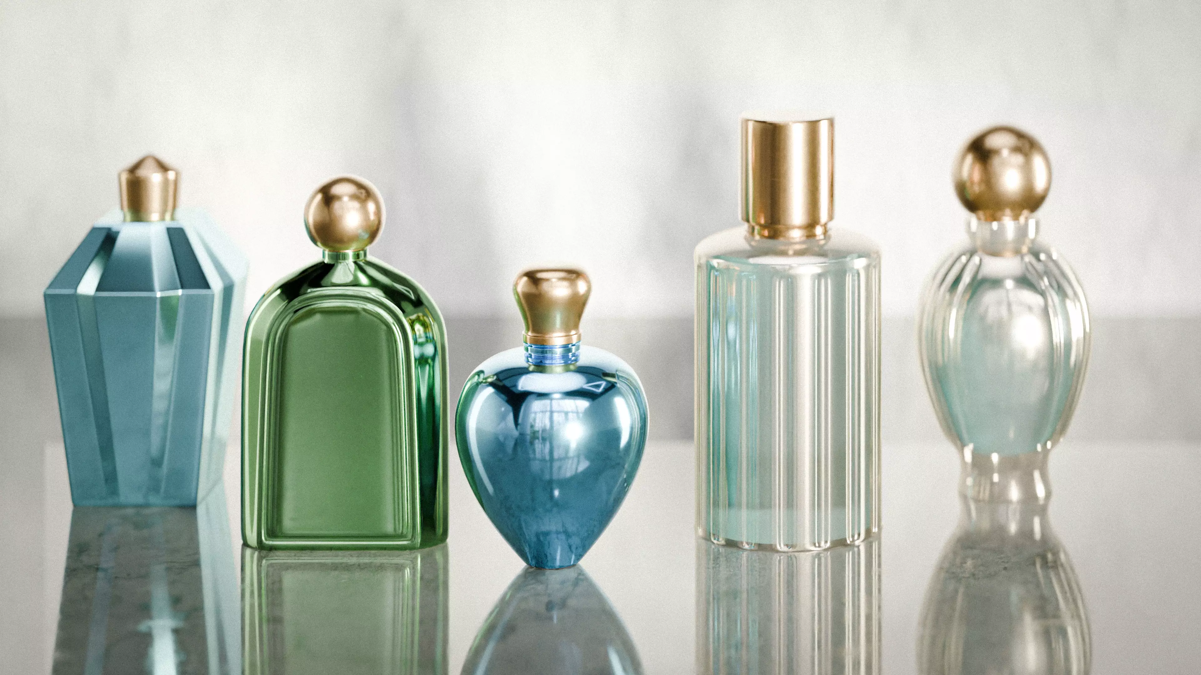 Modern Perfume Bottles for Branding Projects 3D model_1