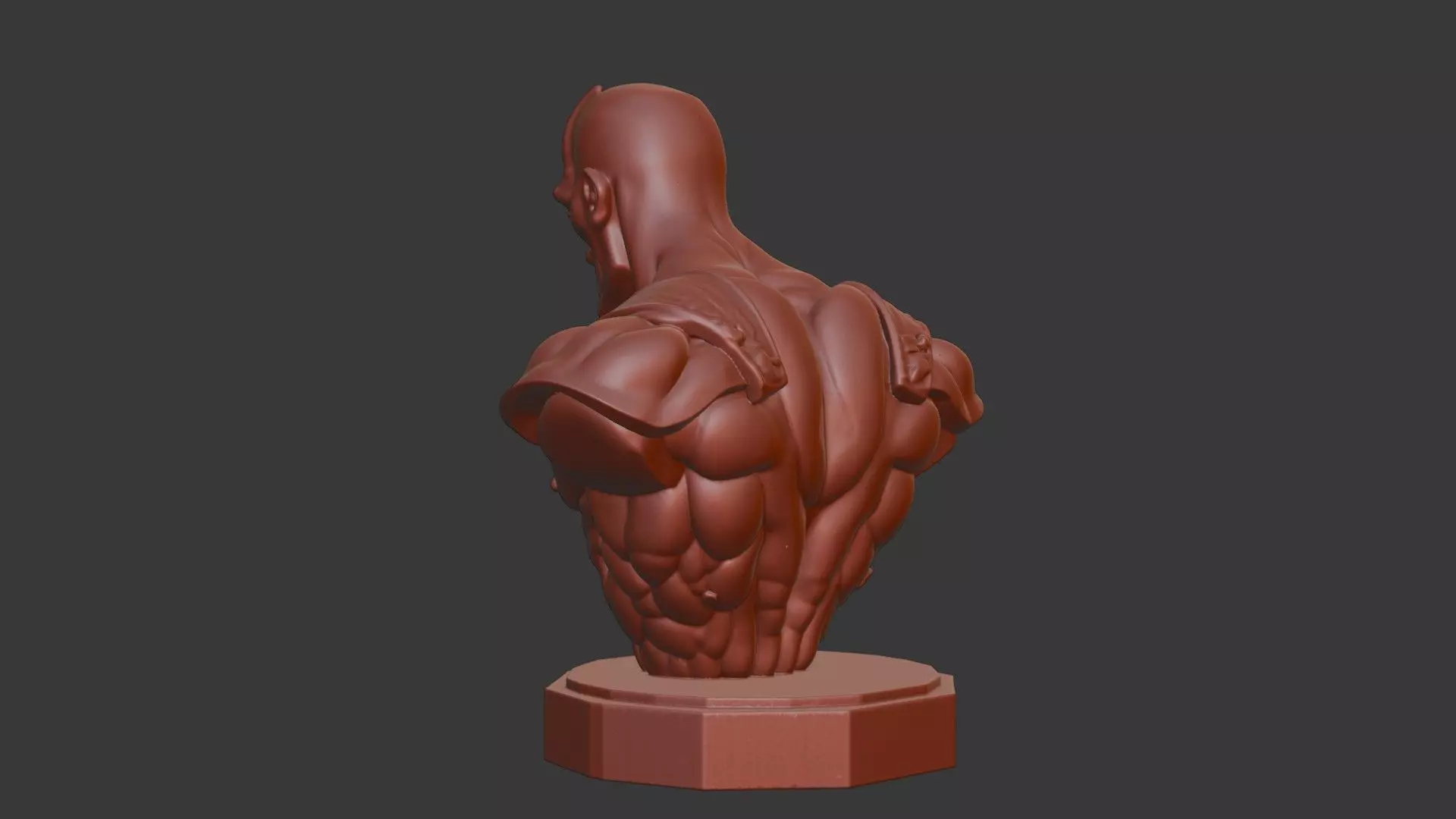 Black Bolt Bust 3D Model - STL Printable Marvel Character 3D print model_4