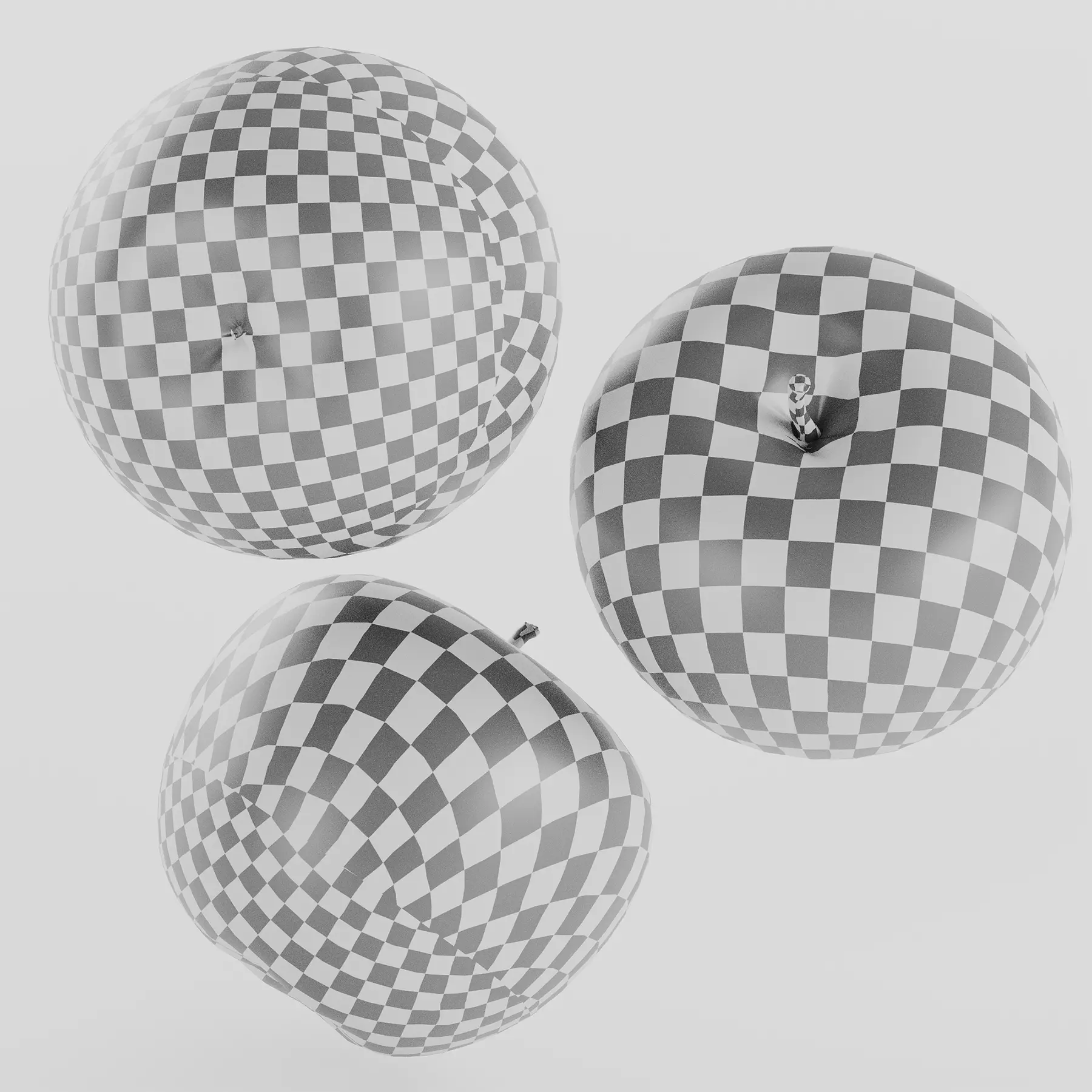 Red Apple Low-poly 3D model_10