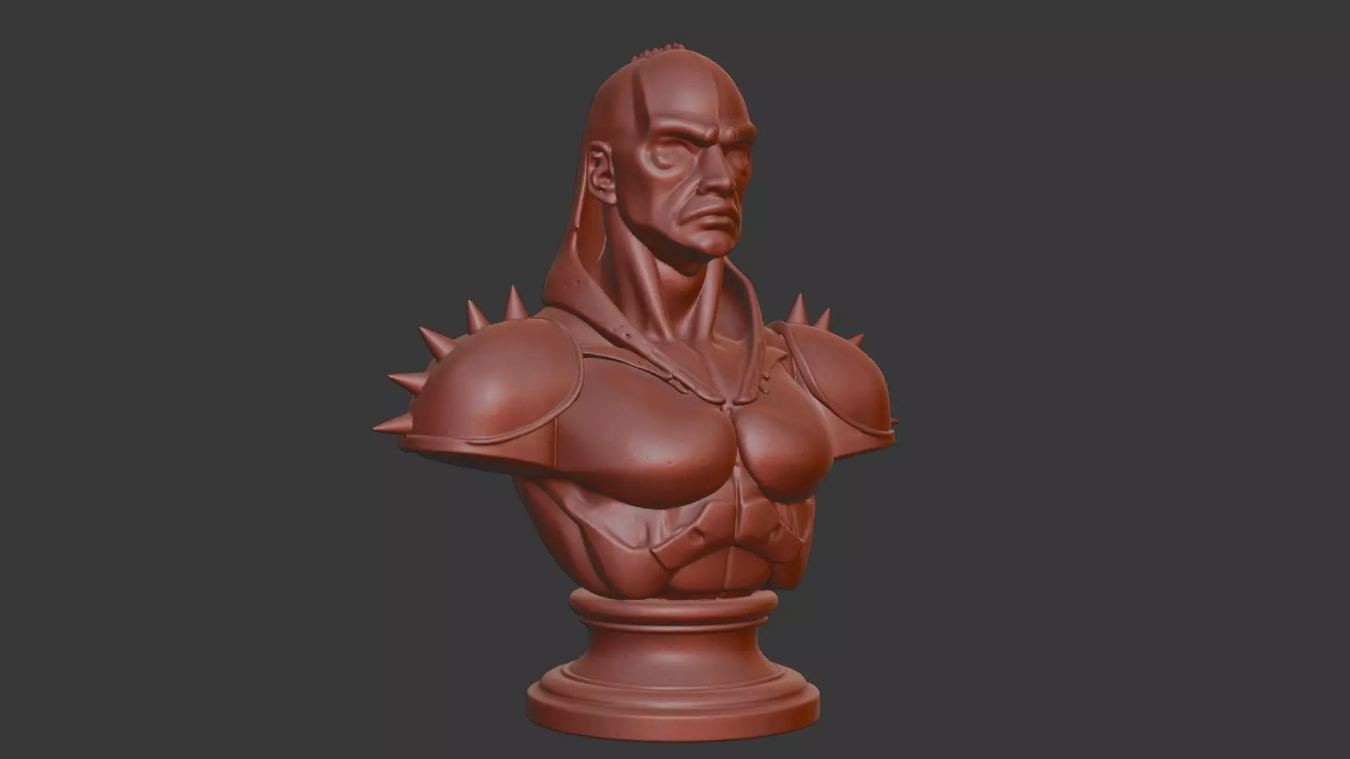 Black Talon Bust 3D Model - STL Printable Marvel Character 3D print model_1