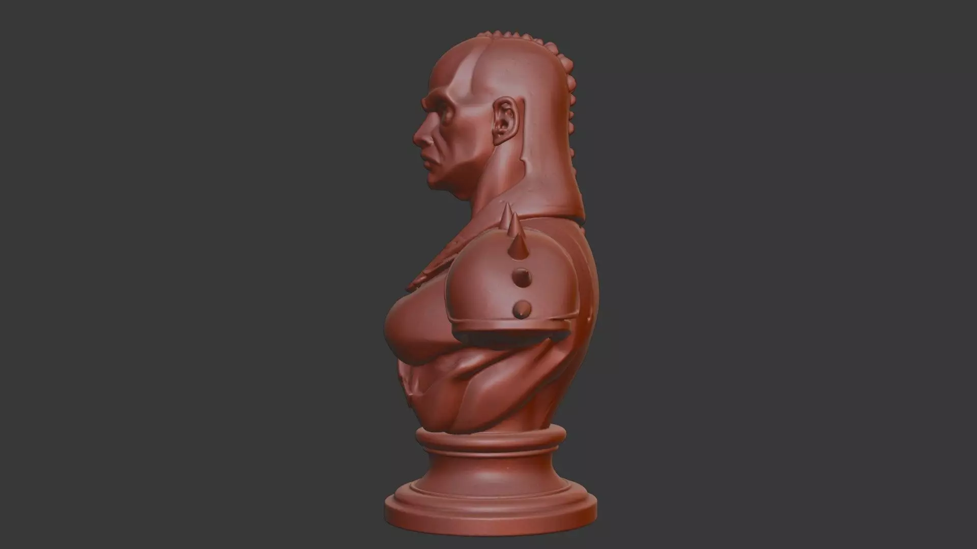 Black Talon Bust 3D Model - STL Printable Marvel Character 3D print model_3