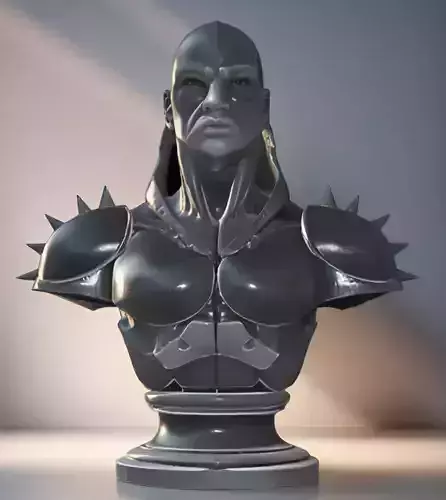 Black Talon Bust 3D Model - STL Printable Marvel Character