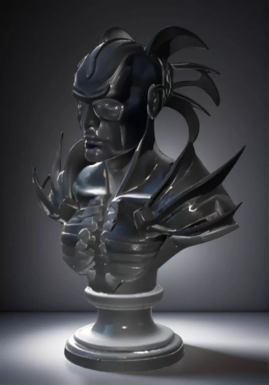 Black Talon Bust 3D Model - STL Printable Marvel Character 3D print model