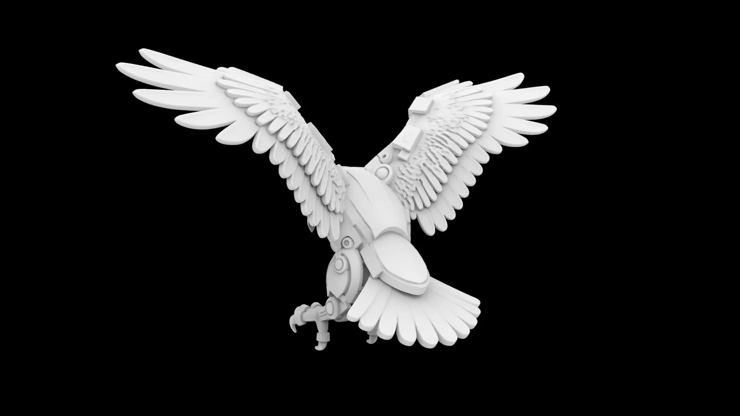 Mech Eagle Model 3D Print 3D print model_3