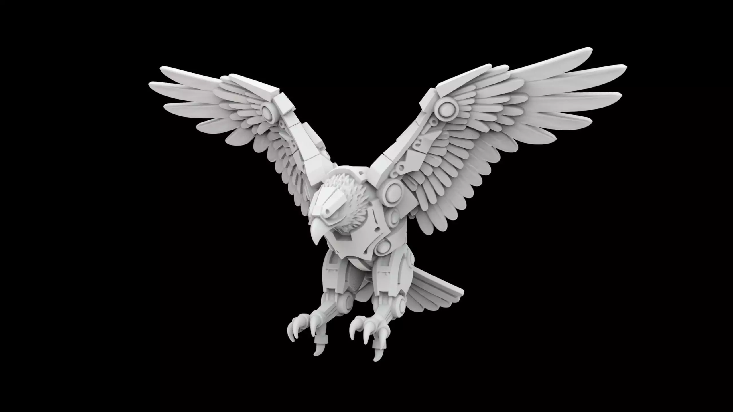 Mech Eagle Model 3D Print 3D print model_1