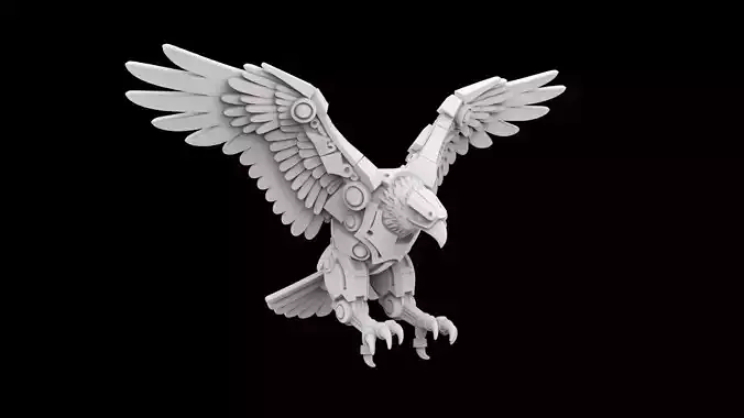 Mech Eagle Model 3D Print