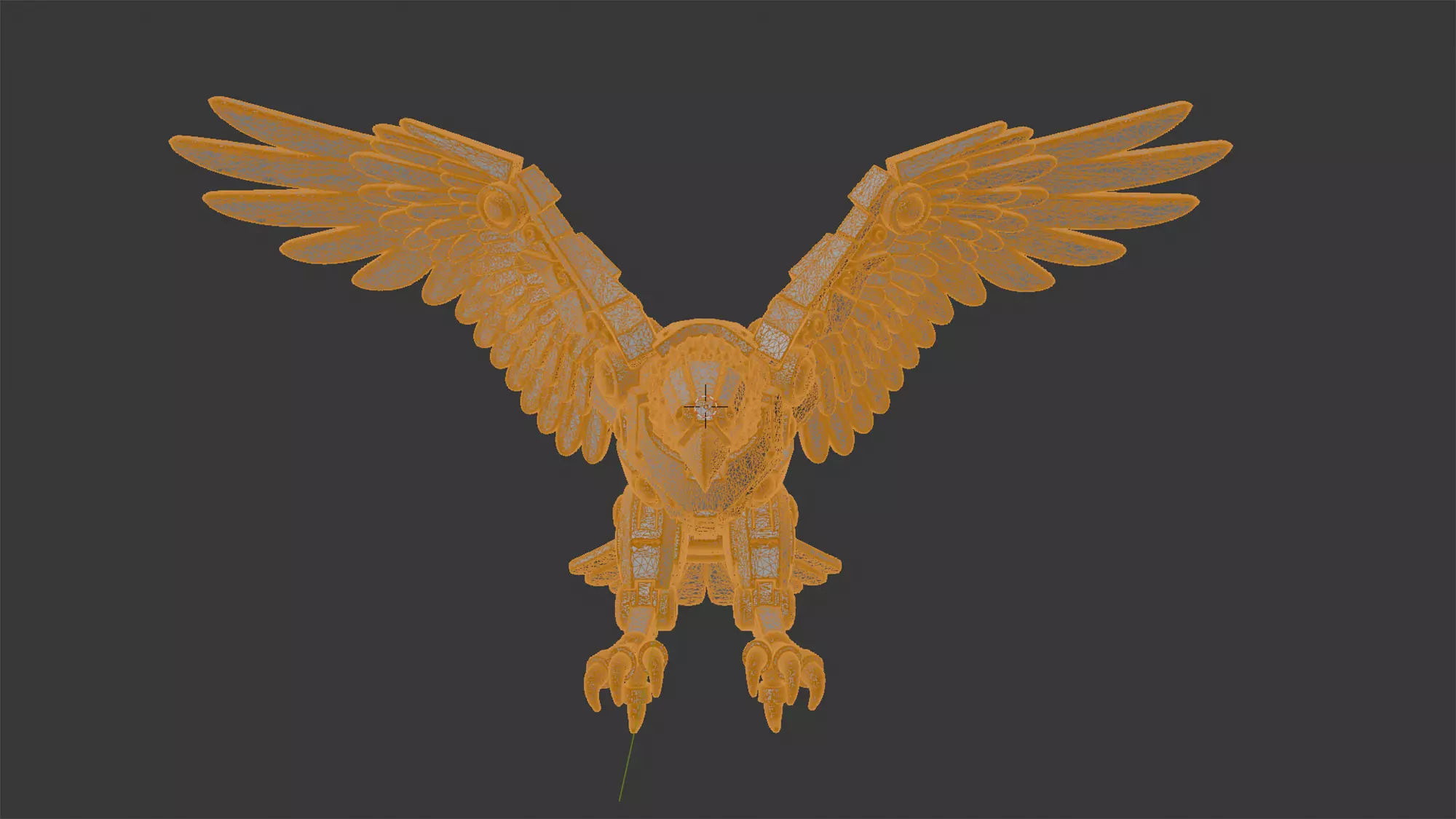 Mech Eagle Model 3D Print 3D print model_7