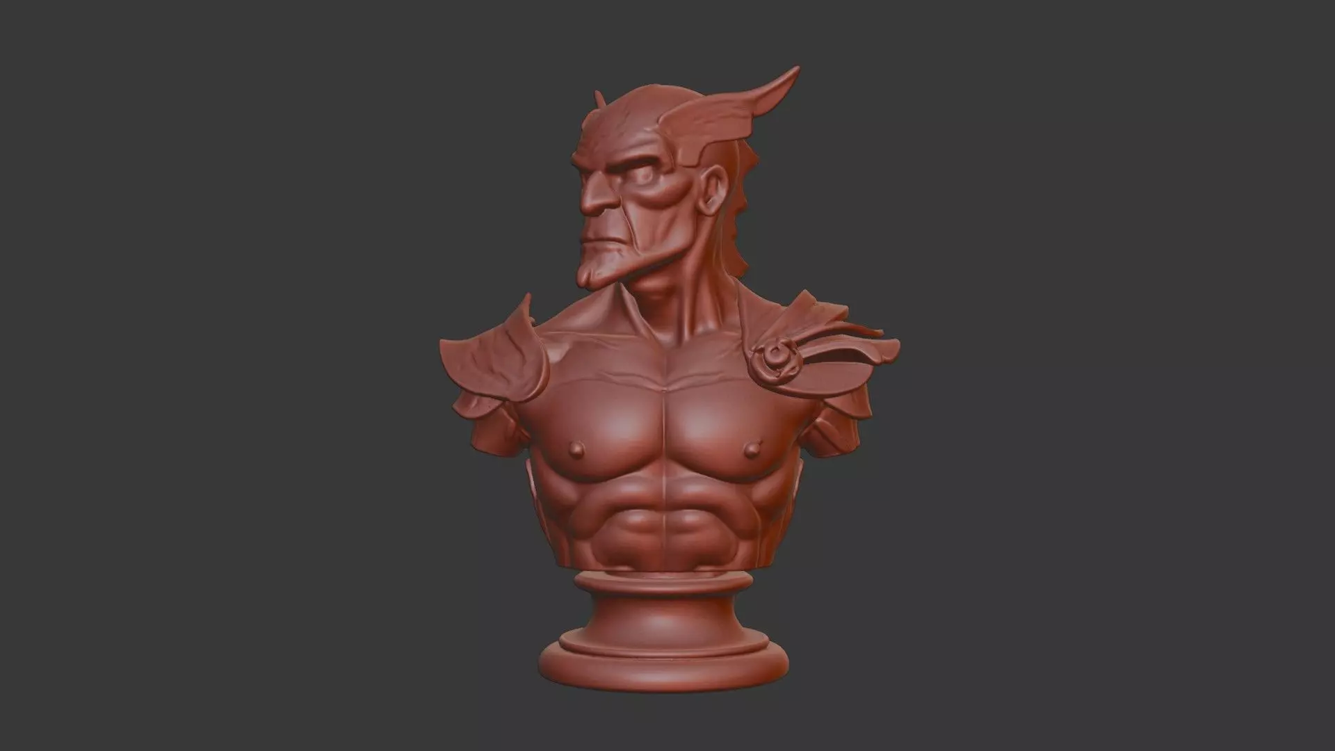 Black Talon Bust 3D Model - STL Printable Marvel Character 3D print model_2