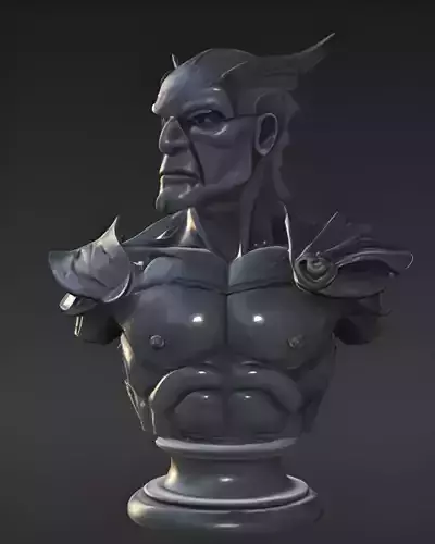Black Talon Bust 3D Model - STL Printable Marvel Character