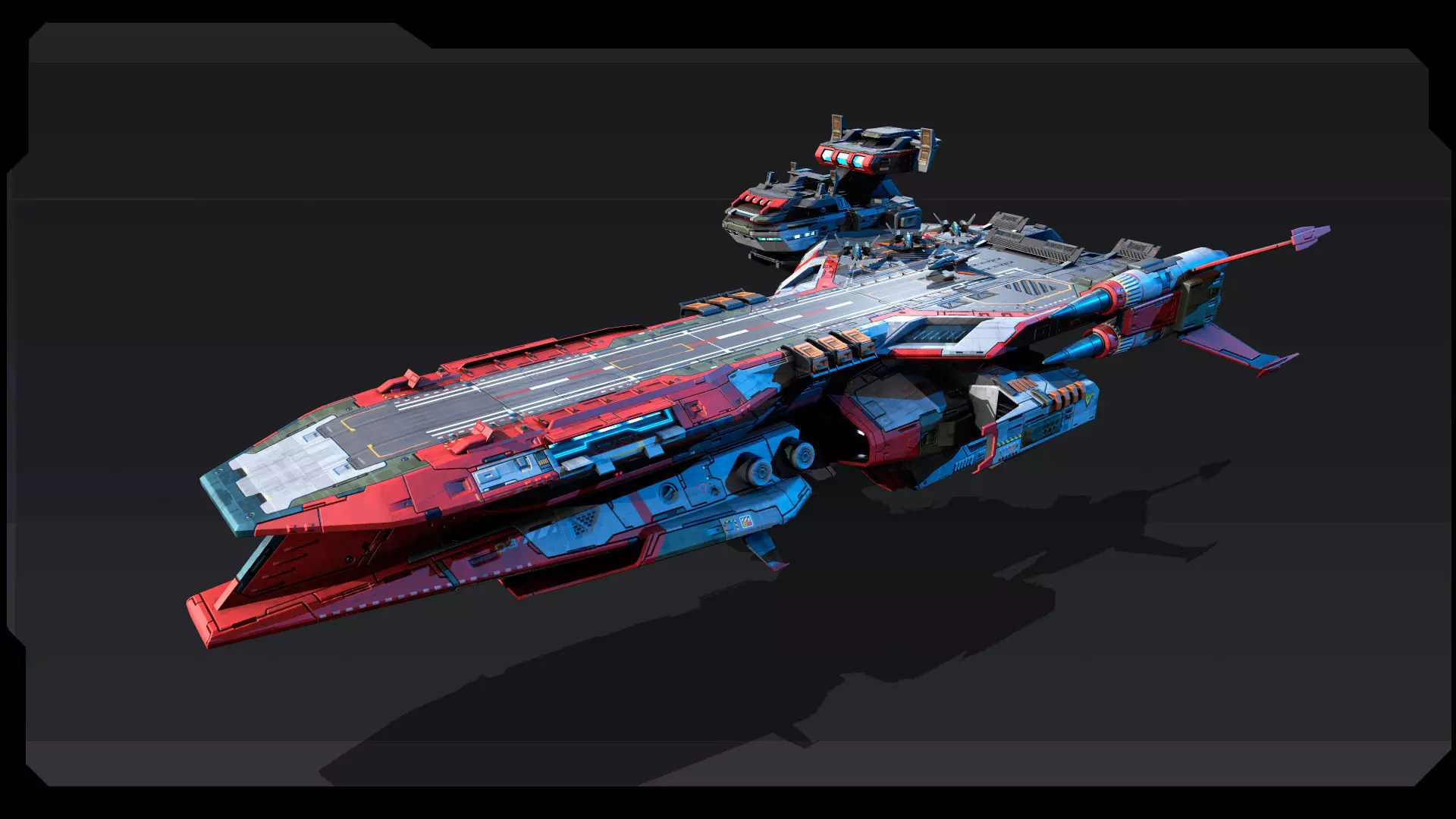 STARSHIPS - Pack07 Low-poly 3D model_1