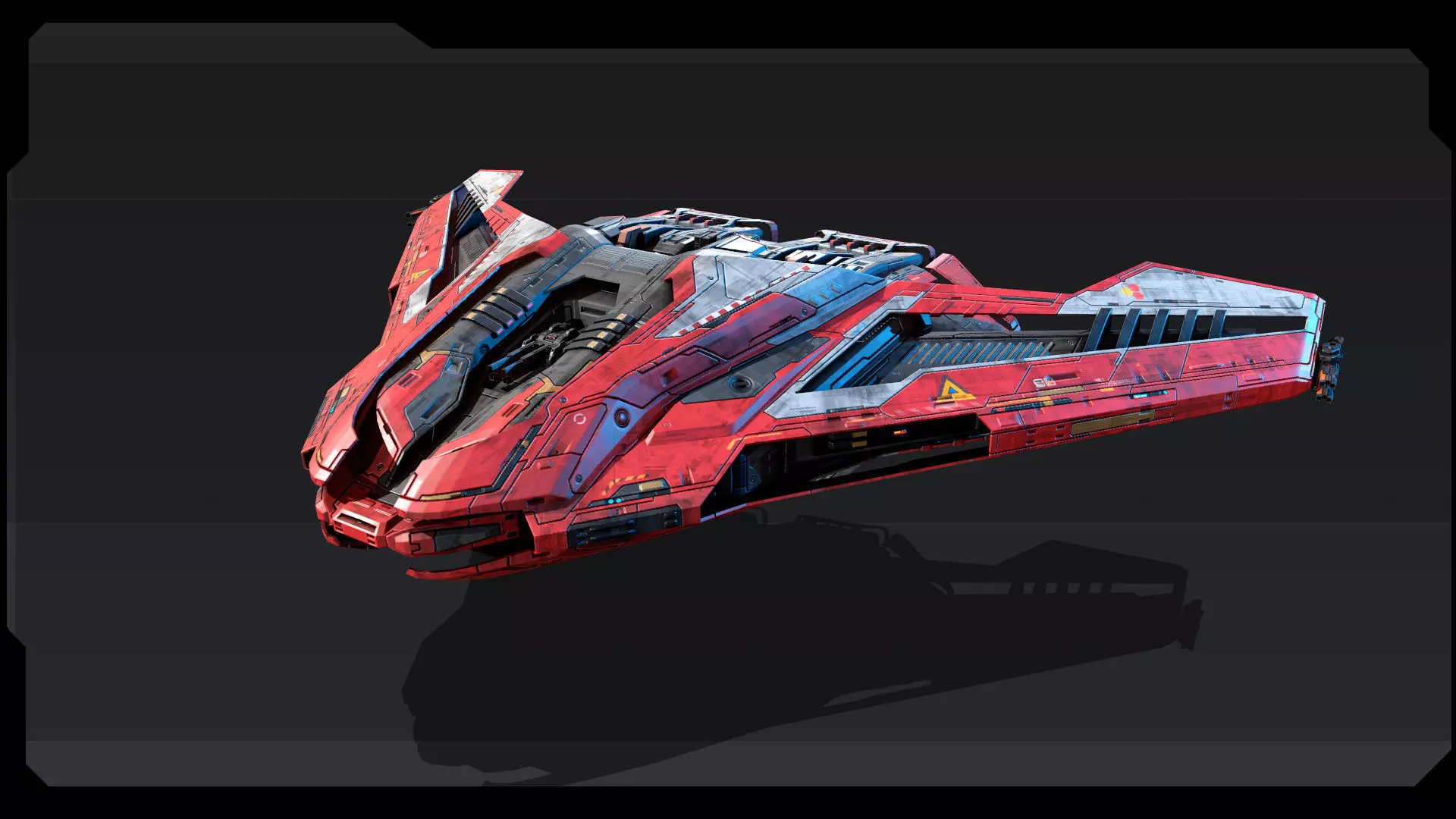 STARSHIPS - Pack07 Low-poly 3D model_22