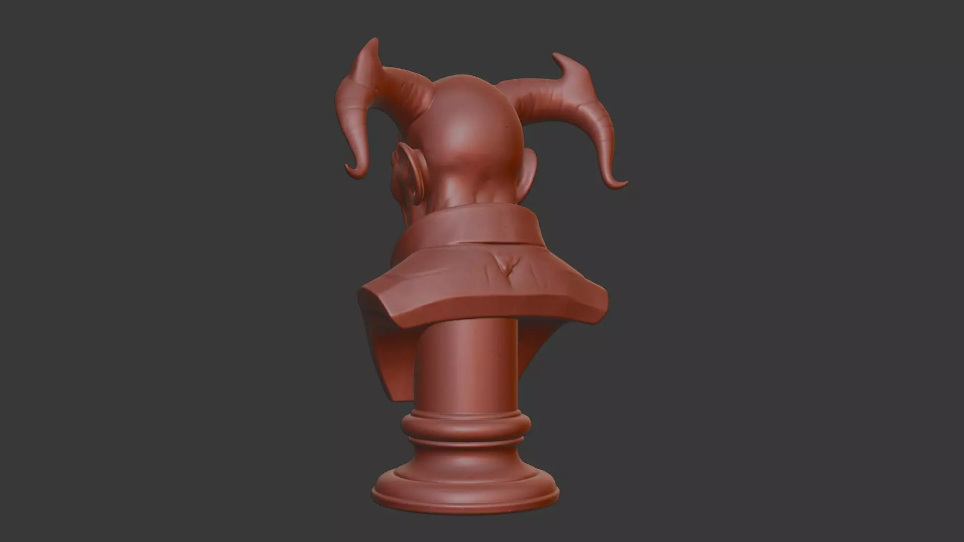 Blackheart Hero Bust 3D Model - STL Printable Marvel Character 3D print model_4