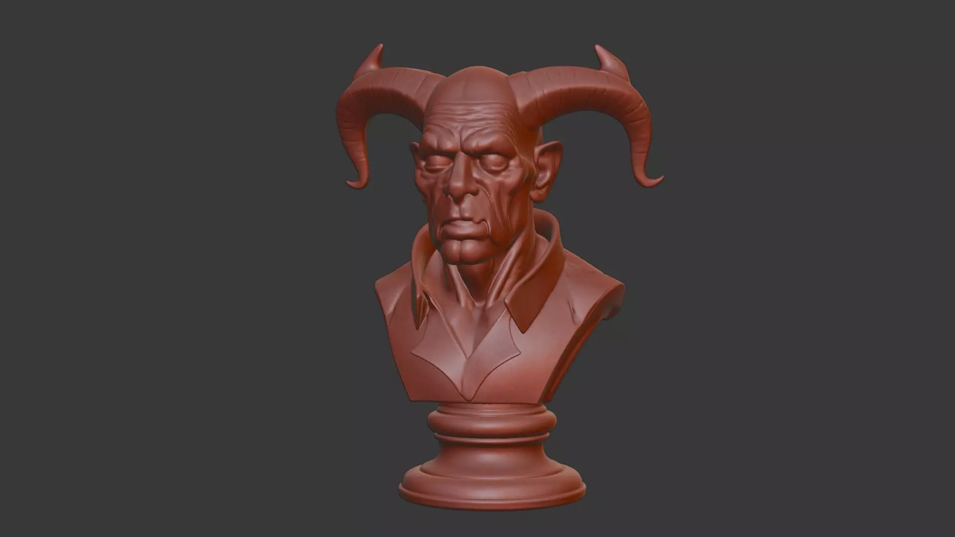 Blackheart Hero Bust 3D Model - STL Printable Marvel Character 3D print model_2