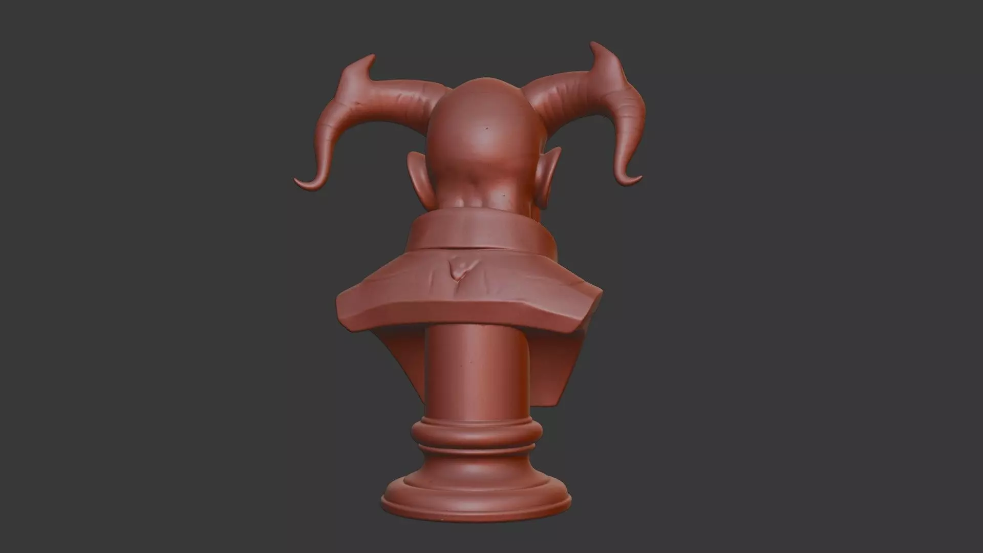 Blackheart Hero Bust 3D Model - STL Printable Marvel Character 3D print model_5