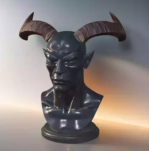 Blackheart Hero Bust 3D Model - STL Printable Marvel Character