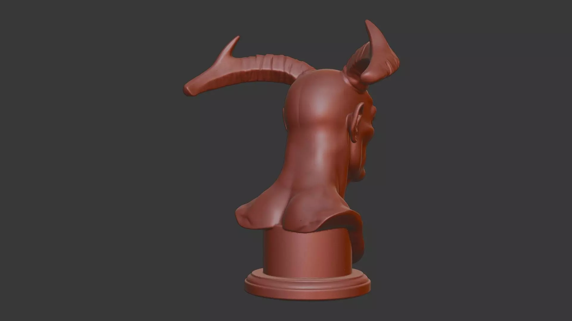 Blackheart Hero Bust 3D Model - STL Printable Marvel Character 3D print model_5