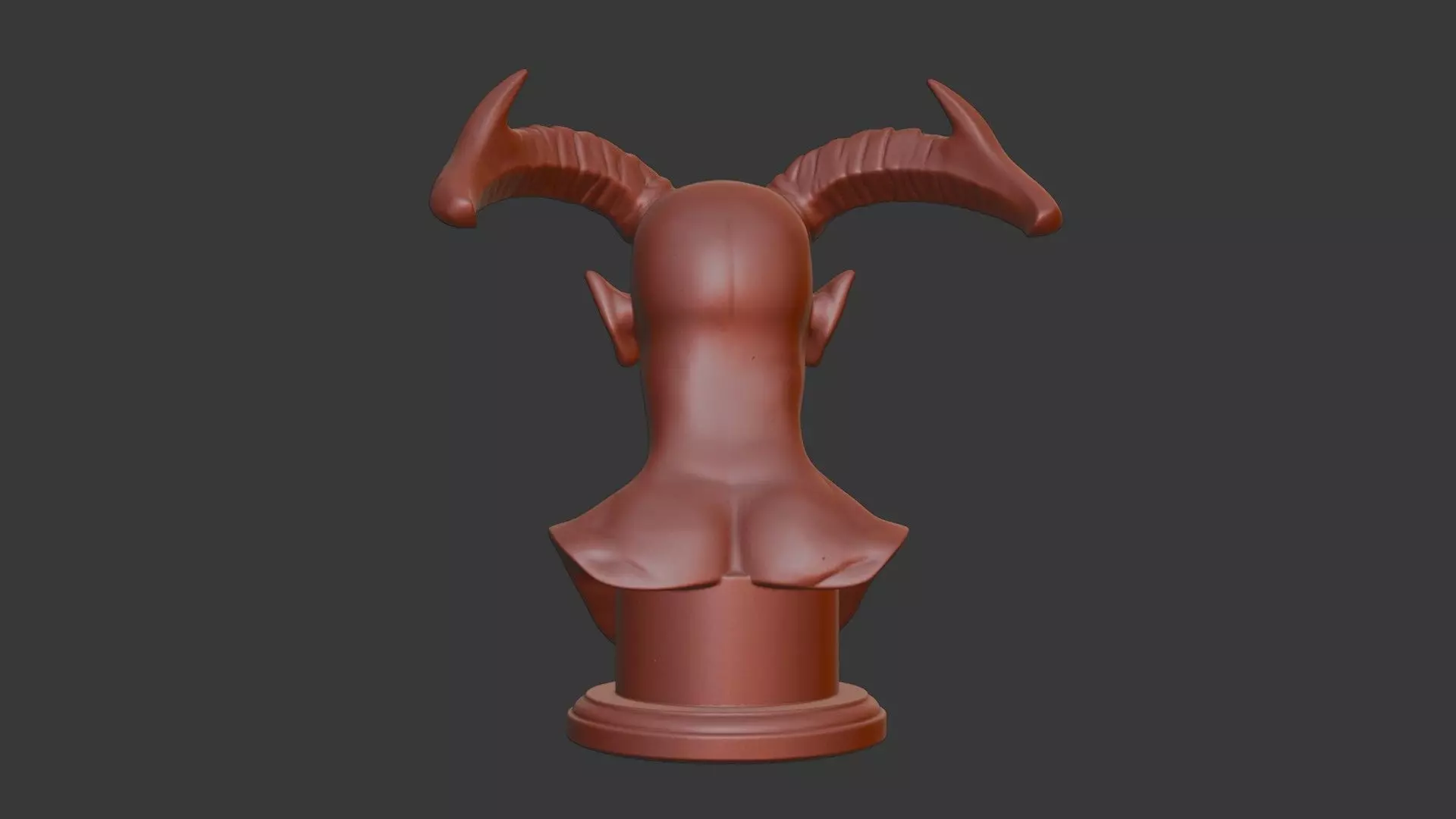 Blackheart Hero Bust 3D Model - STL Printable Marvel Character 3D print model_4