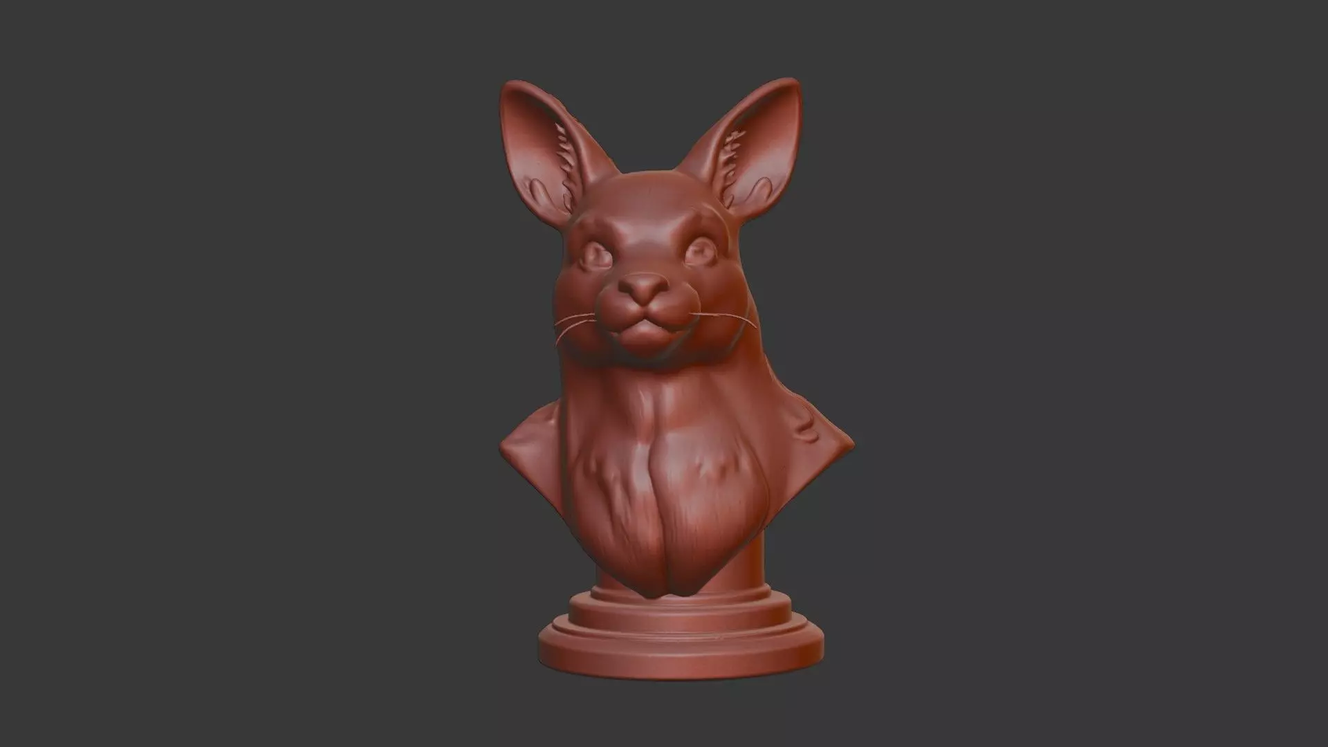 Bobcat Bust 3D Model - STL Printable Wildlife Animal 3D print model_2