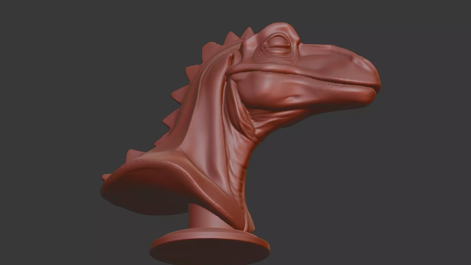 Ceratosaurus Bust 3D Model - STL Printable Dinosaur 3D print model_6