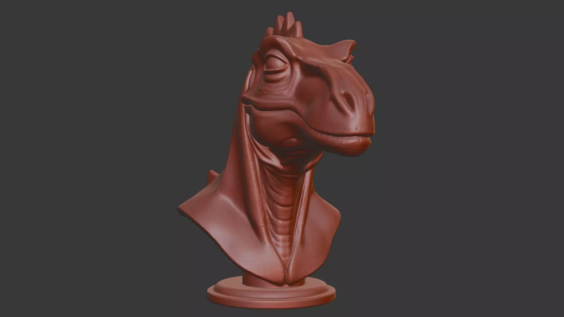 Ceratosaurus Bust 3D Model - STL Printable Dinosaur 3D print model_2