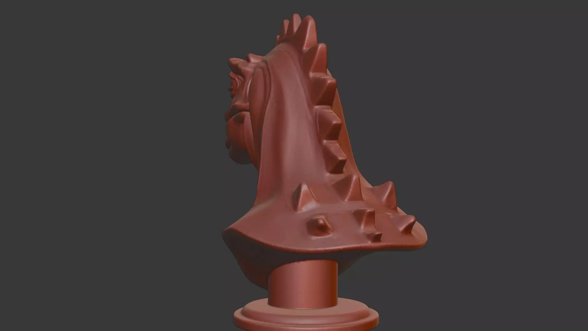 Ceratosaurus Bust 3D Model - STL Printable Dinosaur 3D print model_5