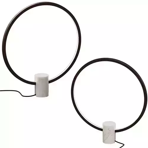 Halo Ring Table Lamp 3D Model 