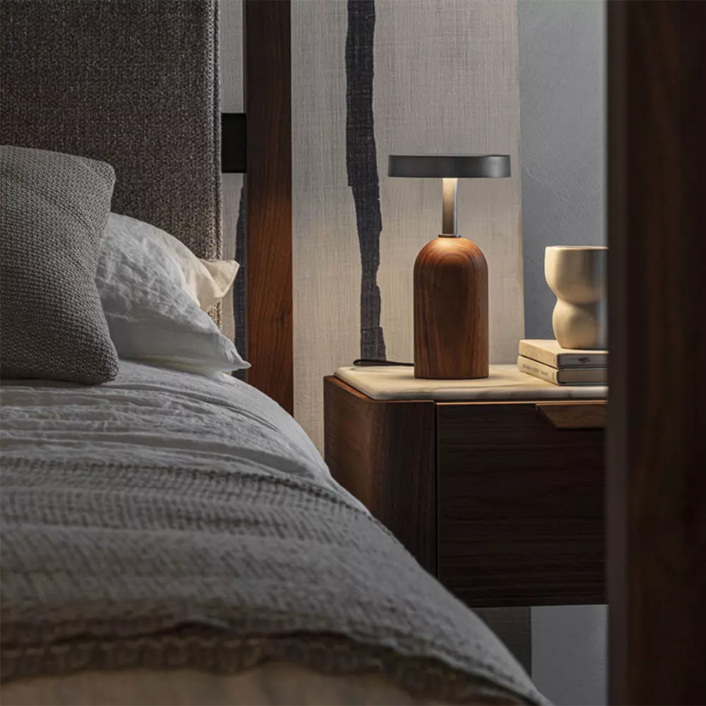 EKERO FIX Modern Wooden Table Lamp 3D Model  Low-poly 3D model_1