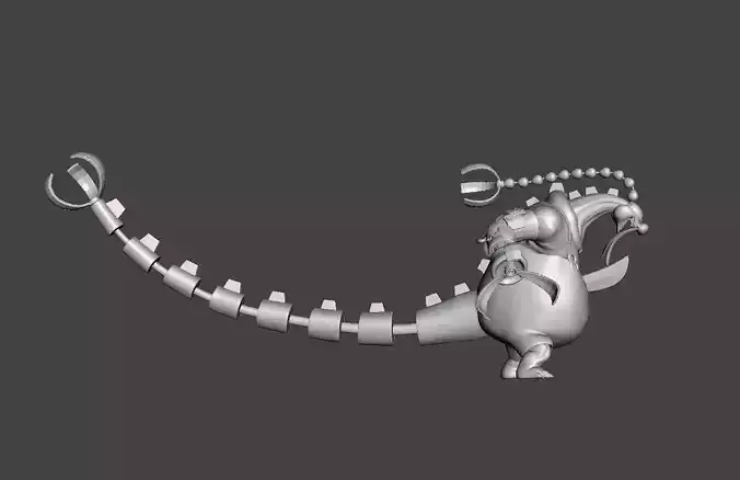Queen the Plague hybrid form 3D Model 3D print model