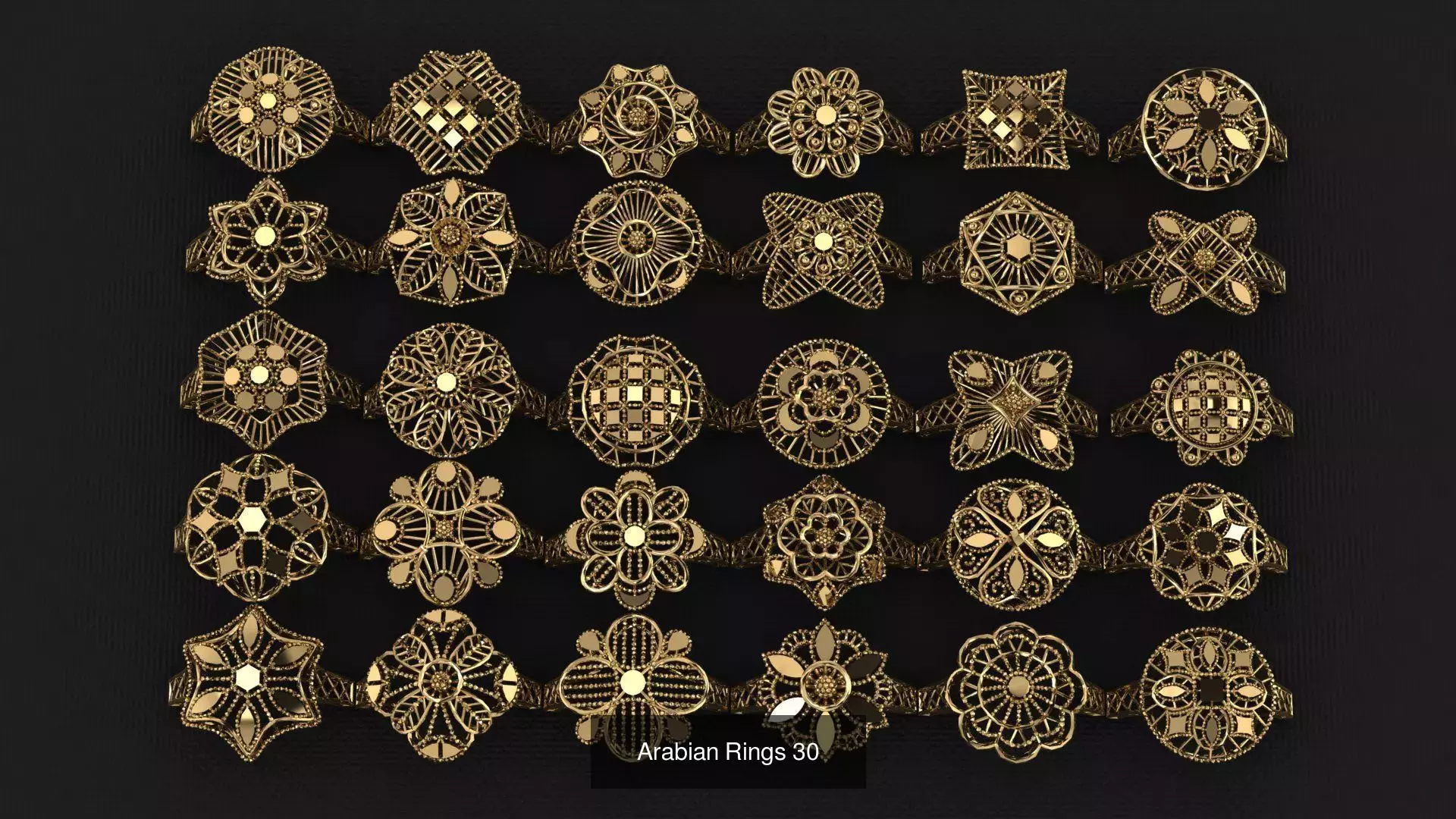 Fusion All in One Middle east Rings collection _29