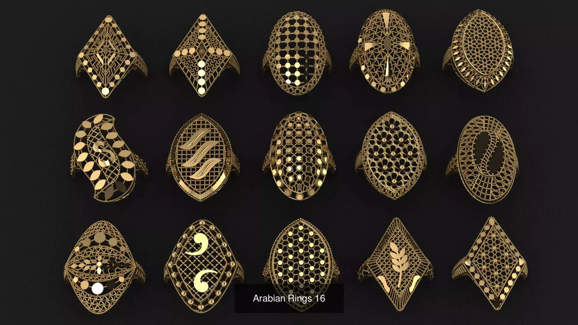 Fusion All in One Middle east Rings collection _16