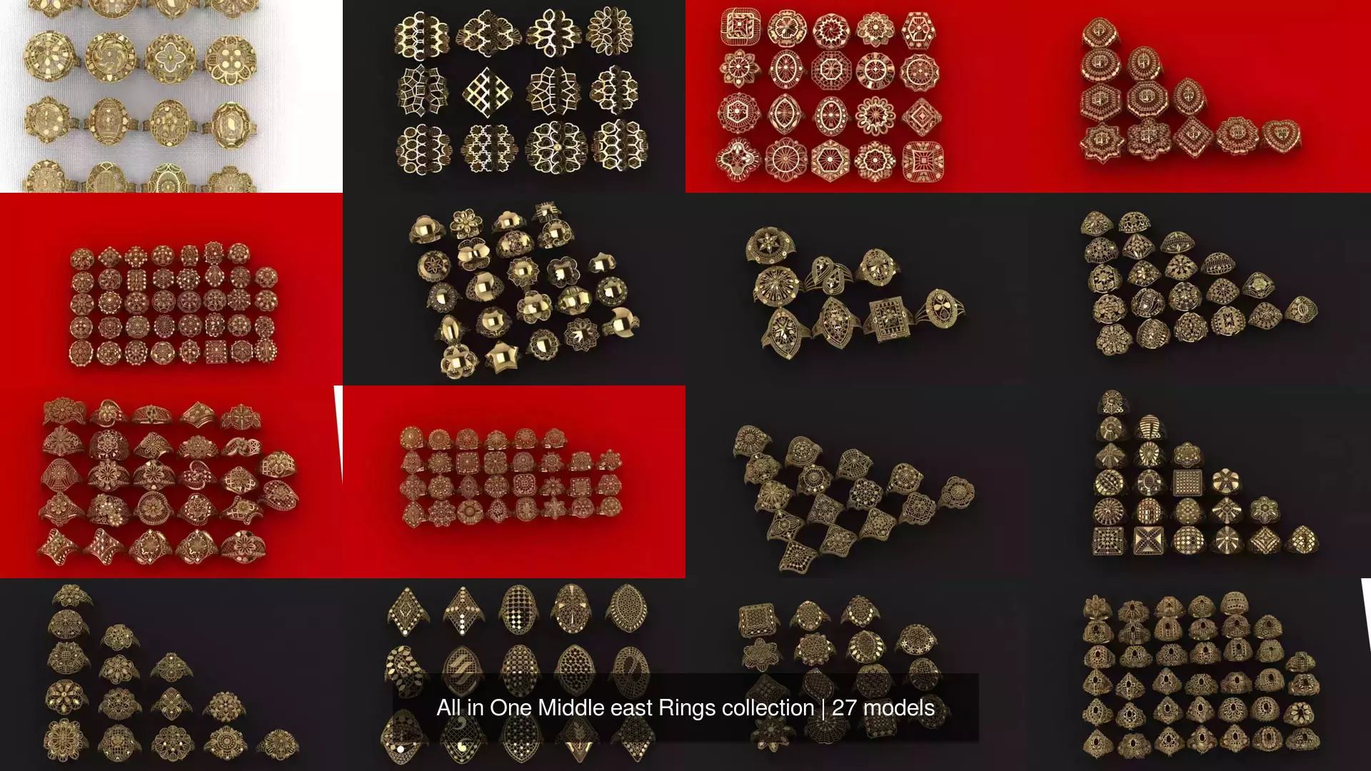 Fusion All in One Middle east Rings collection _0