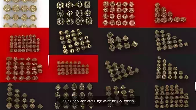 Fusion All in One Middle east Rings collection 